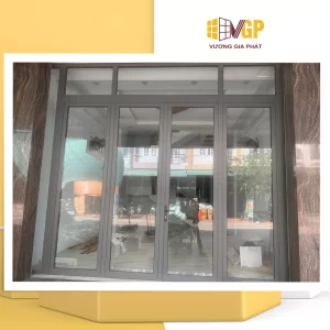 Dịch Vụ Thi Công Nhôm Kính Phù Cát - Giải Pháp Tối Ưu Cho Công Trình 11 Cửa đi 4 cánh liên hệ Vương Gia Phát