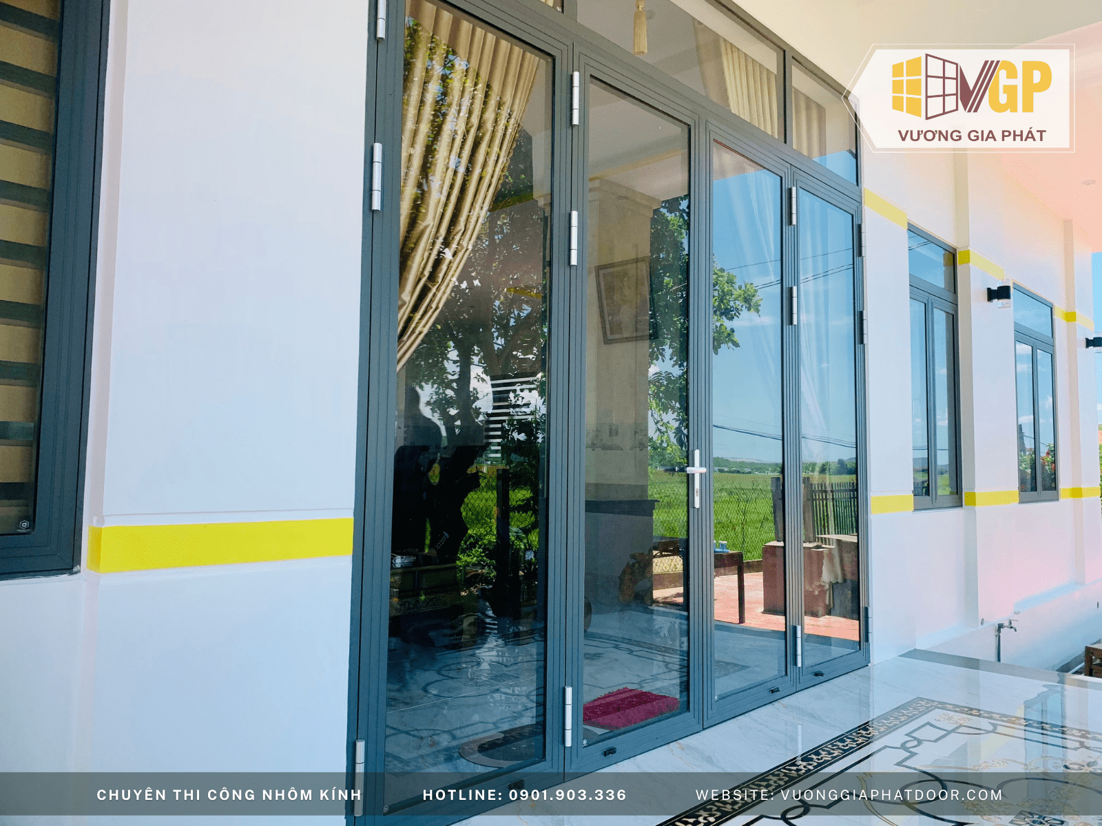 Những mẫu cửa nhôm xingfa đẹp 2023 8 Mẫu cửa nhôm xingfa đẹp