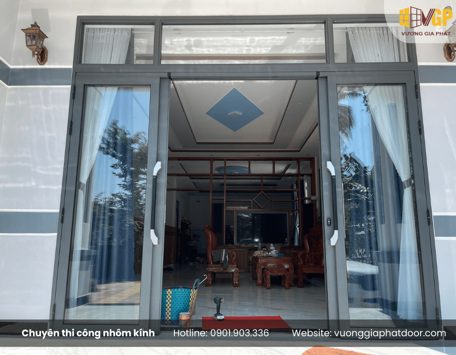 Những mẫu cửa nhôm xingfa đẹp 2023 13 Mẫu cửa nhôm xingfa đẹp