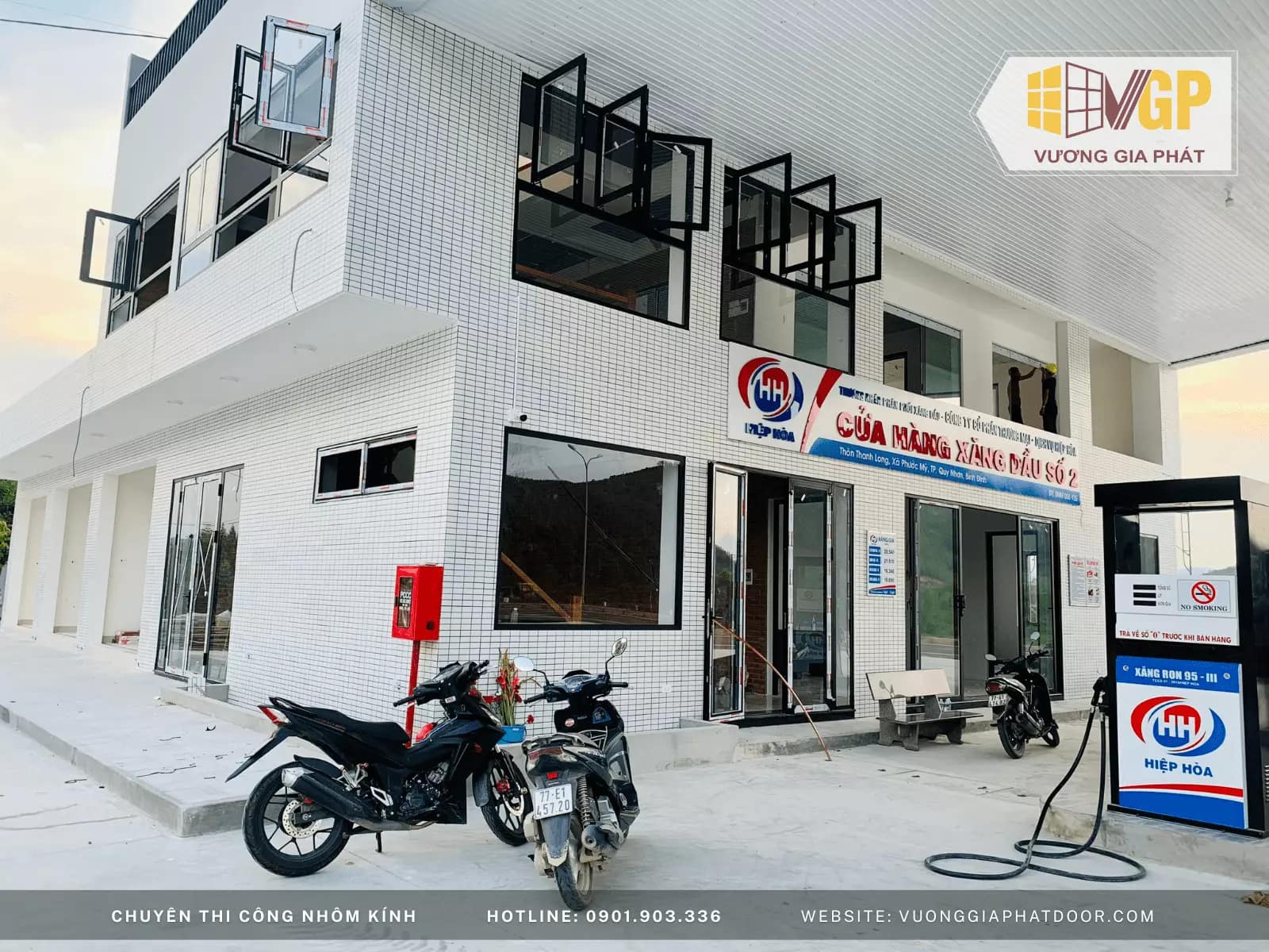 Thi công Nhôm kính An Nhơn tư vấn và báo giá miễn phí 22 Công trình cửa được làm băng nhôm Xingfa
