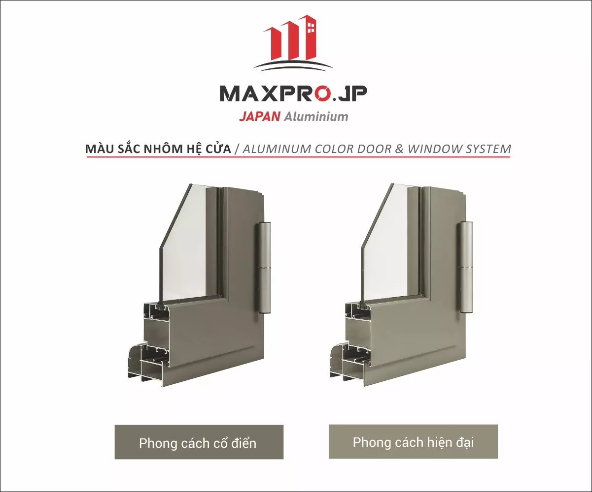 Top 9 loại cửa nhôm thông dụng hiện nay 4 Cửa nhôm Maxpro