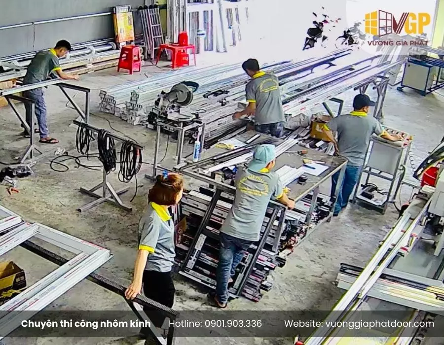Thi công Nhôm kính An Nhơn tư vấn và báo giá miễn phí 8 Thi công cửa nhôm xingfa tại Quy Nhơn