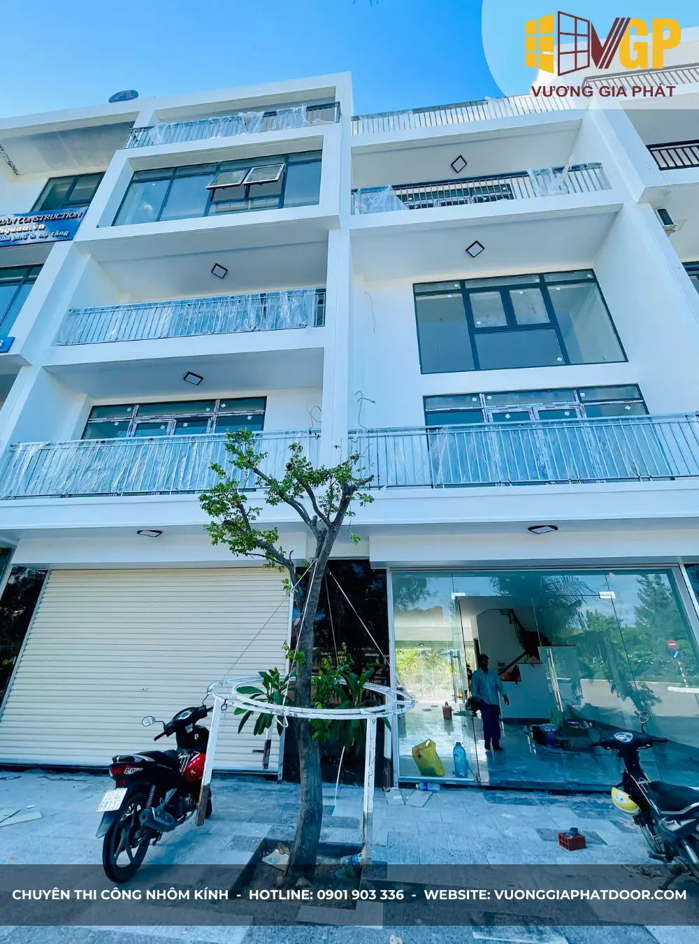 Công trình cửa nhôm xingfa nhà liền kề FLC Nhơn Lý