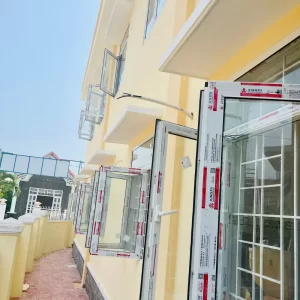 công trình cửa nhôm xingfa tại Trạm Y Tế xã Cát Thành, Phù Cát