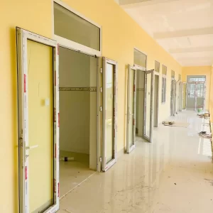 công trình cửa nhôm xingfa tại Trạm Y Tế xã Cát Thành, Phù Cát