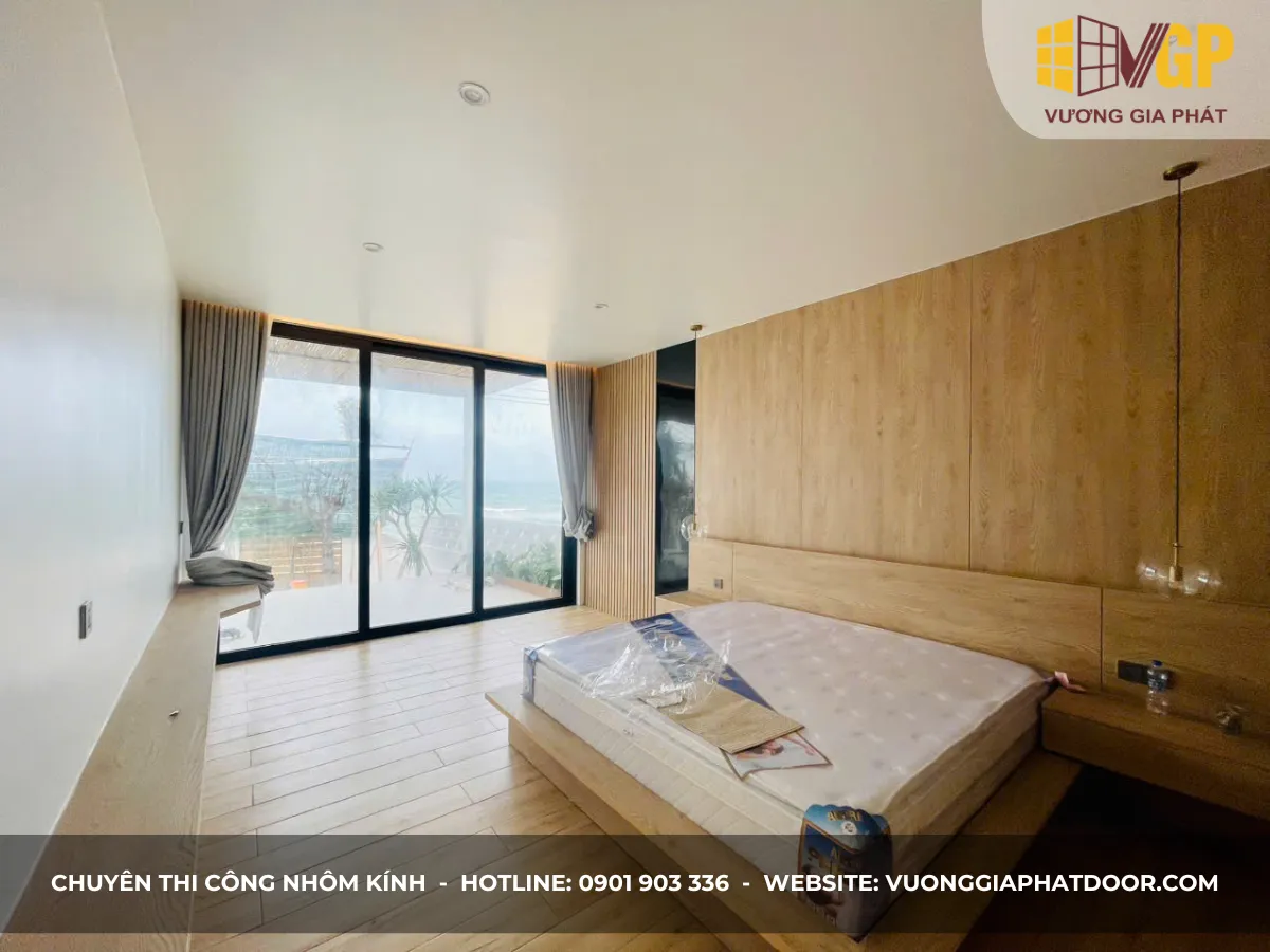 Dịch Vụ Thi Công Nhôm Kính Sông Cầu, Phú Yên | Vương Gia Phát 3 Villa mũi gành hoài hải