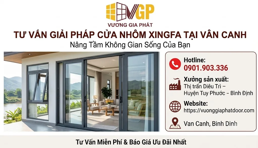 Cửa nhôm kính Xingfa tại Vân Canh - Giải pháp tối ưu cho nhà ở và văn phòng 1 Cửa nhôm kính Xingfa tại Vân Canh